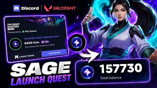 Discord • VALORANT Sage Launch Quest BEDAVA 840 ORBS En Hızlı Nasıl Yapılır!