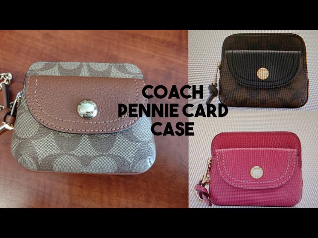 Coach Pennie Card Case  What Fits Inside 