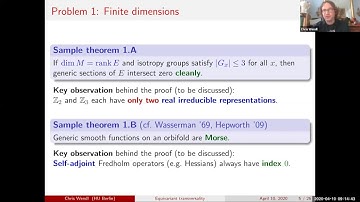 Chris Wendl: Equivariant transversality, super-rigidity and all that