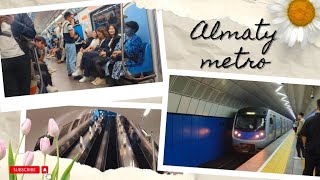 My First Metro 🚇 Experience| Almaty metro 🆚 Delhi Metro|TASLEEM Khan_1206||Vlog-5|| Almaty Vlog