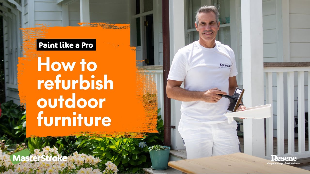 Paint like a Pro How to refurbish outdoor furniture YouTube