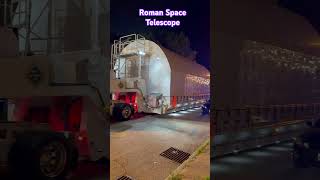 Roman Space Telescope traveling through Baltimore.