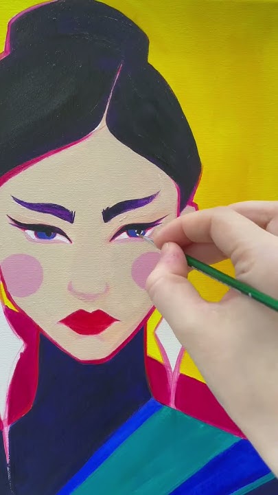 Процесс создания картины 👩🏽‍🎨 - YouTube