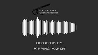 Ripping Paper | HQ Sound Effects