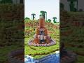 Chocolate Fountain | Sweet Build | @BuffleyBuildsMore_0 #shorts #minecraft #minecraftbuilds