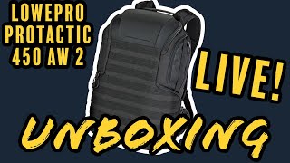 Live Unboxing Lowepro Protactic 450 Aw 2