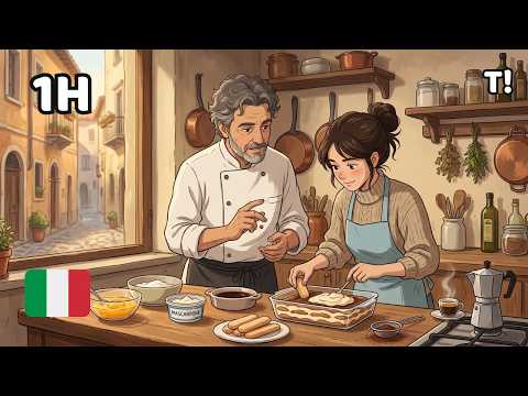 Learn Italian While Cooking 🇮🇹 | 1 Hour of Easy Kitchen Conversations (A1–A2)