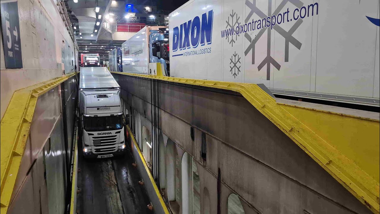 Cherbourg Dublin Ferry Crossing With Irish Ferry