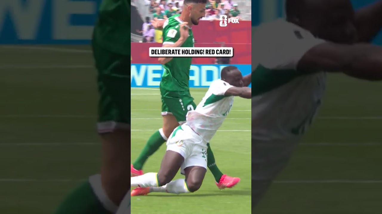 A RED CARD FOR IRAQ π₯