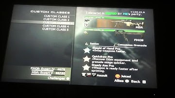 Mw3 wii class setup help