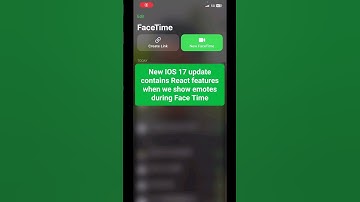 Face Time reaction effects | IOS 17 feature | #shorts