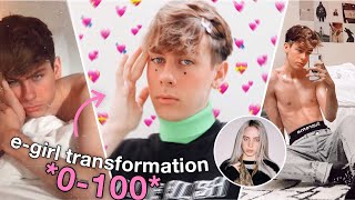 transforming myself into a tiktok e-girl *i hate this for me*