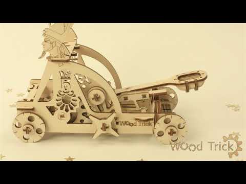 Механический 3D пазл Катапульта, Wood Trick