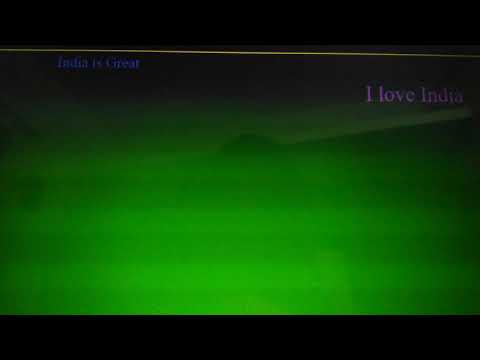 Marquee program using HTML