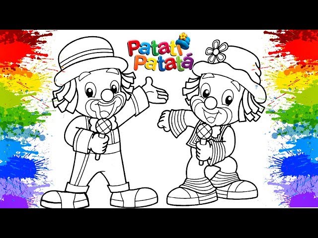 Atividades educativas: Desenhos para colorir do Patati Patatá