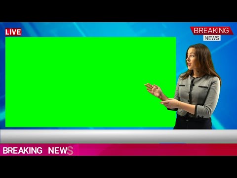 News Studio Green Screen | New Style Virtual Effects News Room & News Studio ē Lower Third Template