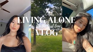 living alone for the first time in my 20s