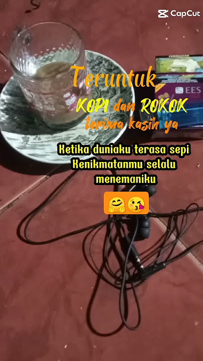 #kopi --/ di saat galau. seduh kopi bakar rokok untuk menemani kita #shout_video #trending #shout