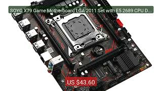 SOYO X79 Game Motherboard LGA 2011 Set with E5 2689 CPU DDR3 E... — Hot Deal 2026 | Limited Offer!
