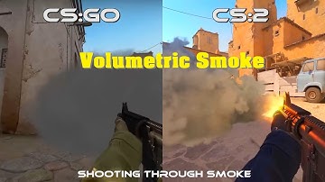 Shooting through Smoke in CounterStrike 2 vs CS GO