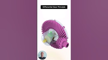 Differential Gear Principle Mechanism #shorts #engineering #mechanical #working