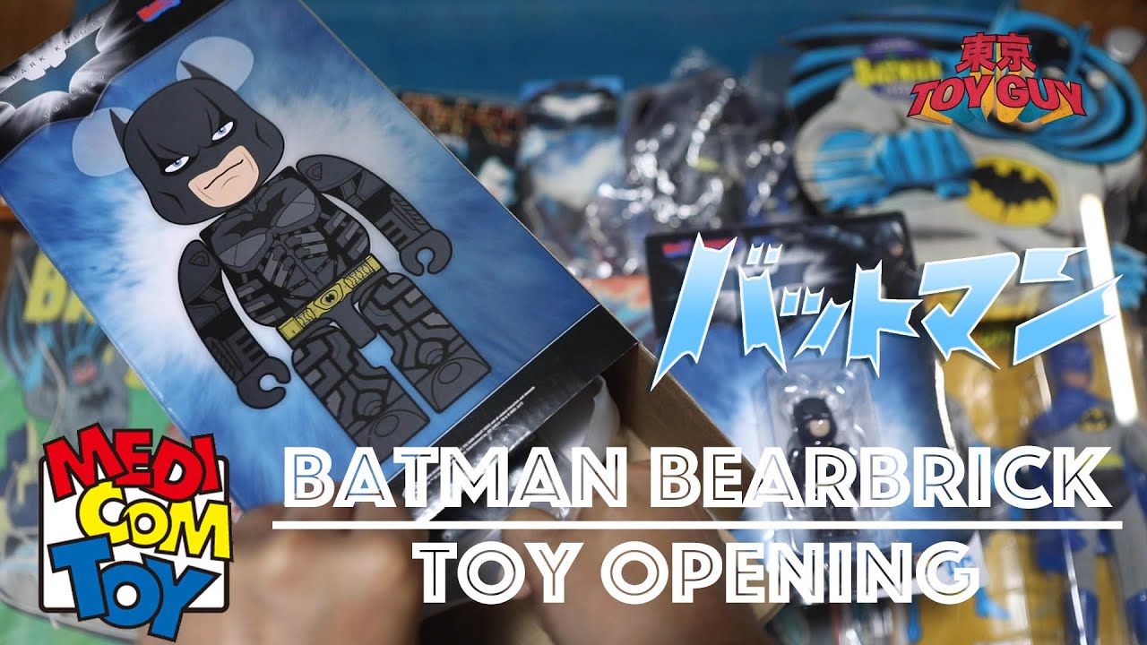 Batman Bearbrick 400% Tokyo Comic Con exclusive Opening! The Dark