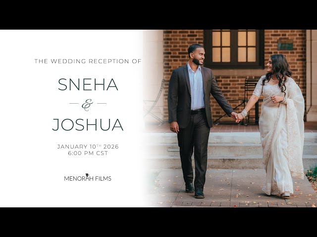 Sneha & Joshua | 01.10.2026 | Wedding Reception | Livestream