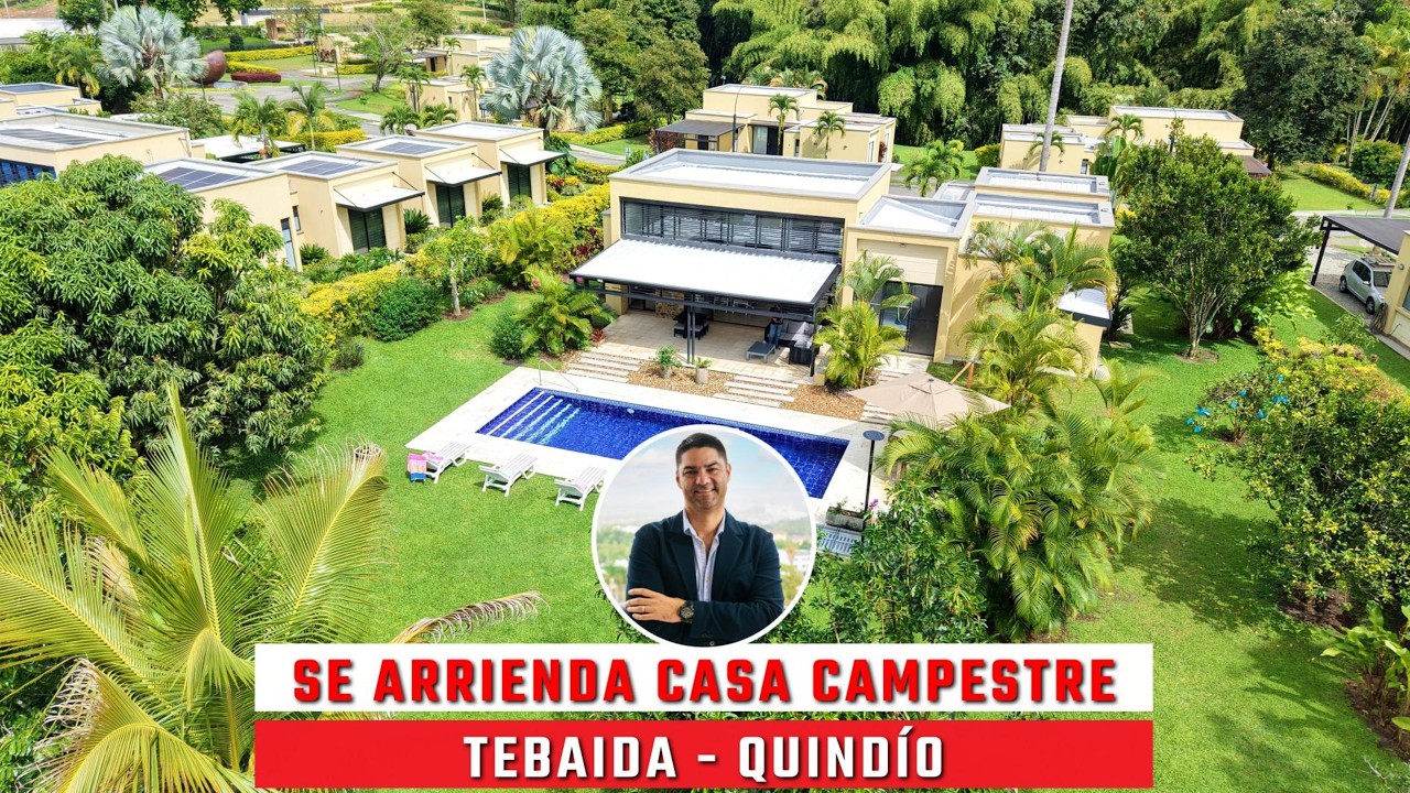 SE ARRIENDA ESPECTACULAR CASA CAMPESTRE EN ARMENIA, QUINDÍO