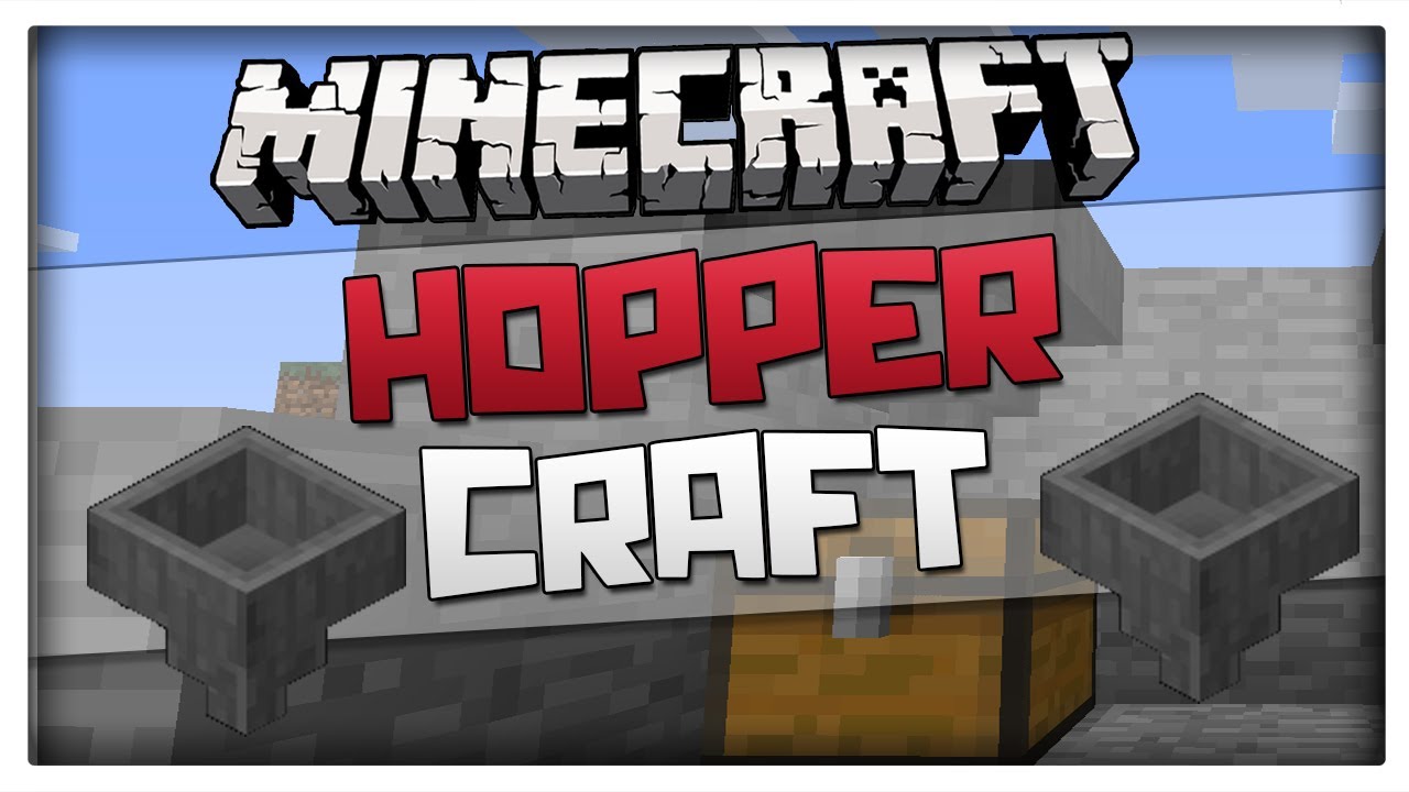 Minecraft - How to craft Hopper! Minecraft recipe tutorial for hopper