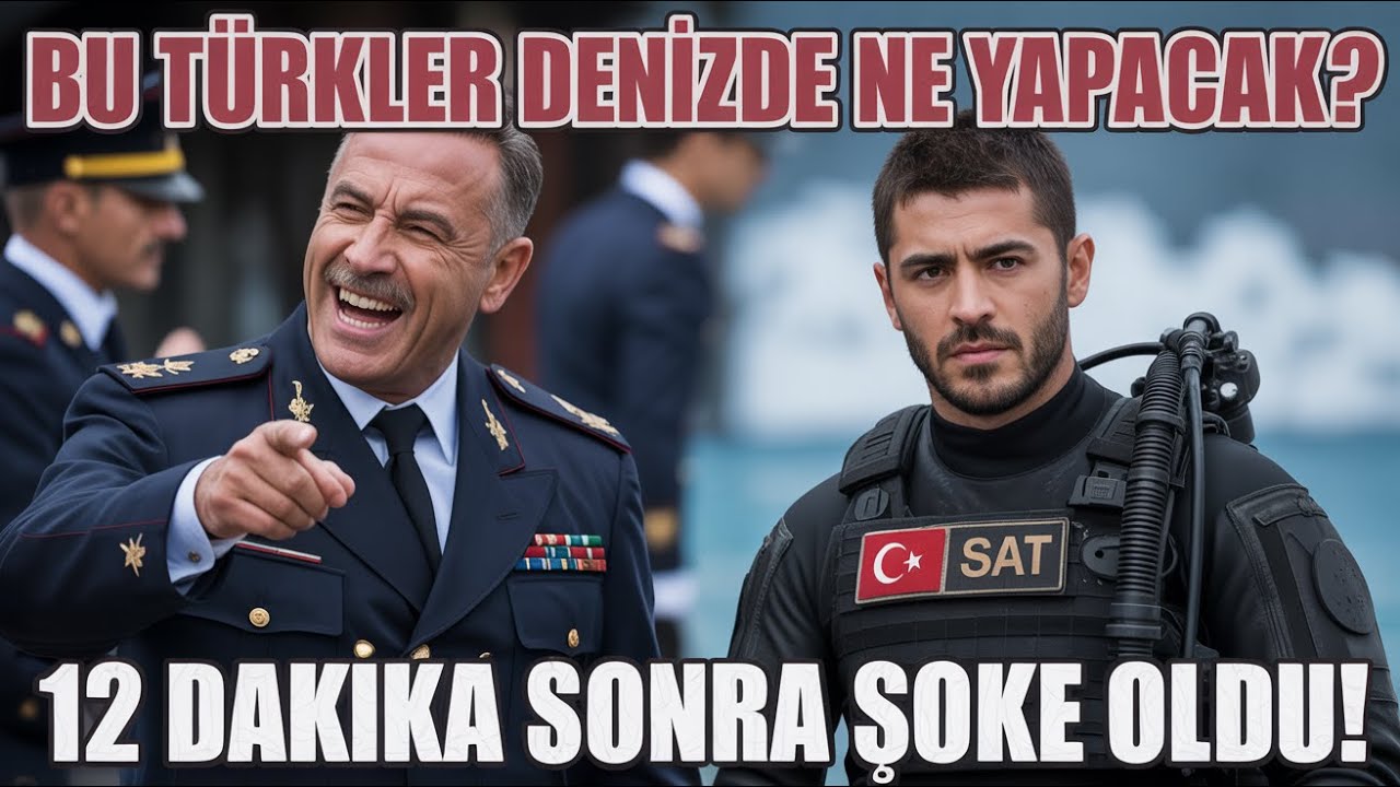 Bu Türkler Denizde Ne Yapacak?" Dedi ve 12 Dakika Sonra ŞOK OLDU! 🌊 İtalyan Komutan Özür Diledi