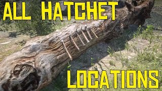 All 6 Hatchet Locations + Bonus Stone Hatchet - Red Dead Redemption 2