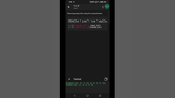 Python | Remove Empty Lists from a List   Using List Comprehension