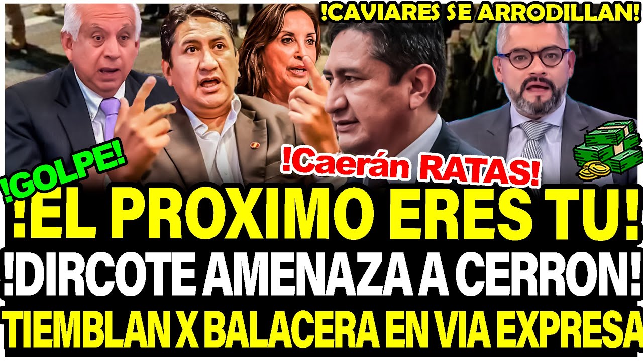 🔥EX JEFE DE LA DIRCOTE AMENAZA A CERRON X BATACASO EN LA VIA EXPRESA Y MANDA INDIRECTAS A SU CAPTURA