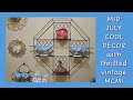 JULY HOME TOUR - EMBRACING THE SUMMERTIME BLUES | Vintage #goodwill Thrifted Decor Pottery &amp; Glass!