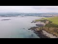 dji mini 2 fly by Polkerris and Par Beach Cornwall UK