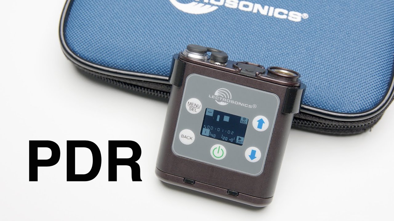 Lectrosonics PDR Professional Body Pack Recorder YouTube