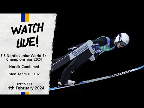 LIVE: FIS Nordic JWSC 2024 Planica - Nordic Combined Men Team Competition  HS 102