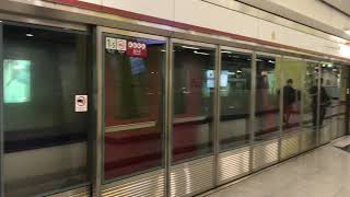 (仲快過超音鼠的IKK Train)MTR TML IKK Train 不載客在南昌1月台經過