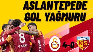 Galatasaray’dan Gol Şov Kayserispor’u 4 - 0 Mağlup Eden Cimbom Zirve Yürüyüşünü Sürdürdü