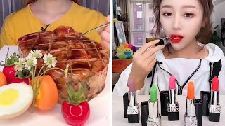 МУКБАНГ | АChinese mukbang fruits Cake eating show | Kwai Mukbang