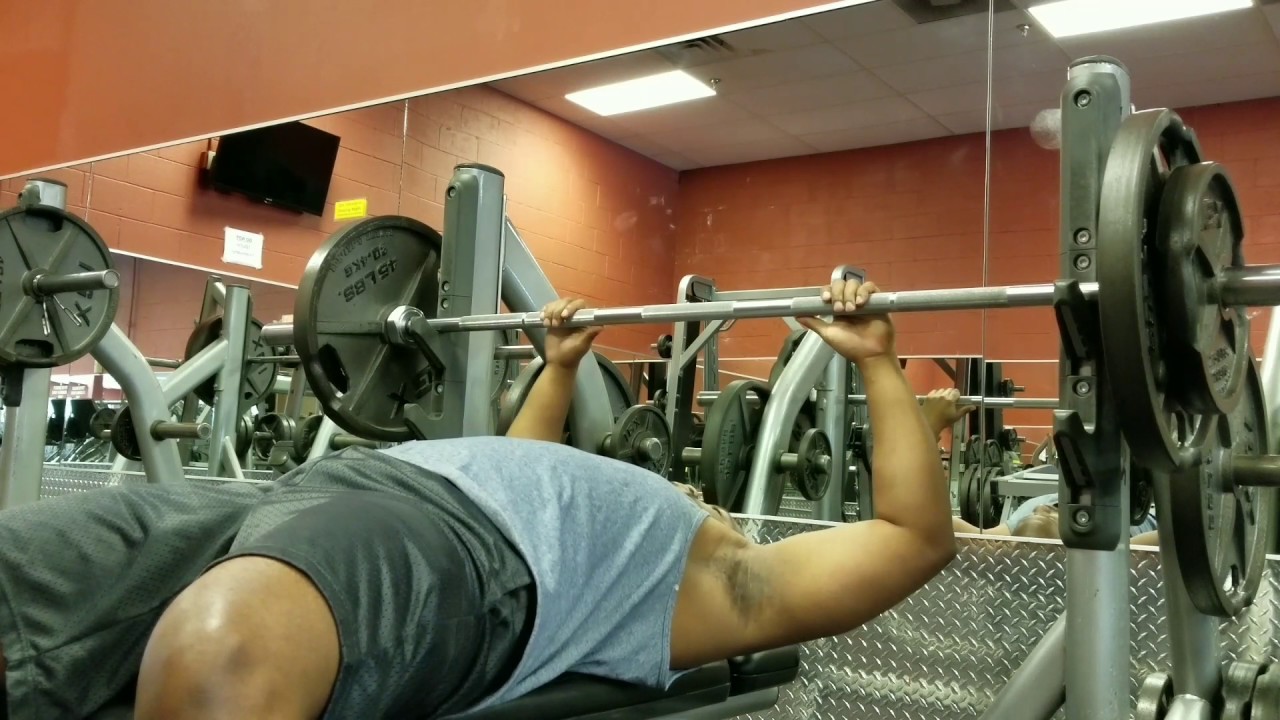 185 Lbs Bench Press 10 Reps Youtube