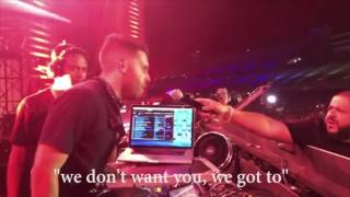 Dj Khaled getting trolled by yellow claw & crowd at EDC 2017 Las Vegas