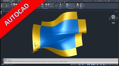 Loft with Guides and Continuity - Autocad 2020 Training - Surfaces