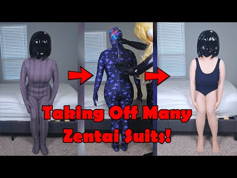 Taking Off Seven Eight Zentai Suits Rumi Aida Kigurumi Zentai Costume Kigurumi Cosplay