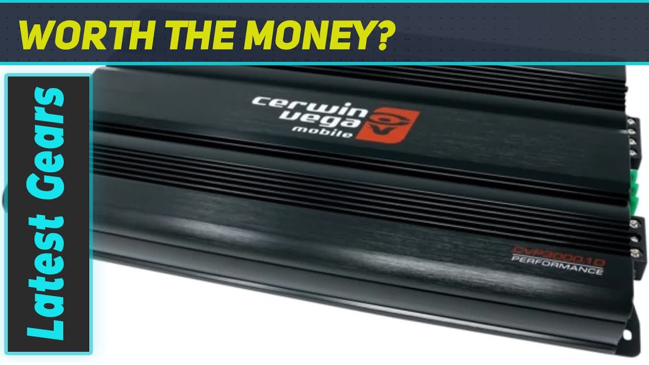 Cerwin-Vega Mobile CVP3000.1D Performance Series 3,000-Watt-Max Monoblock Class D Amp |