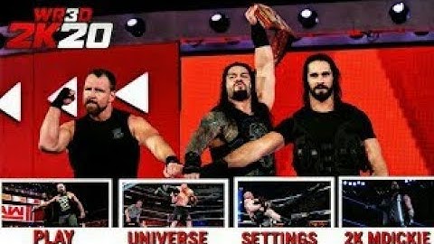 WR3D 2K20 Mod No Root (New update in description)