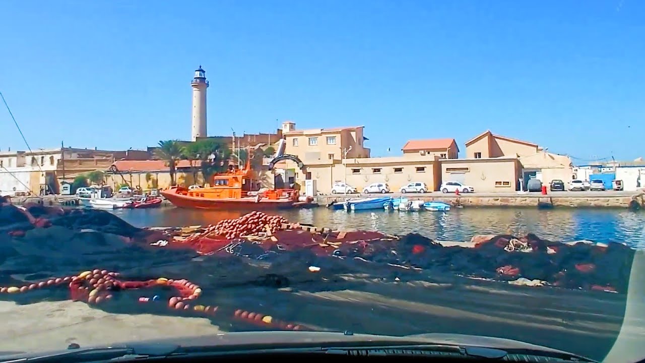 تابعو جولة استكشافية جميلة في ميناء شرشال VISITING CHERCHEL PORT
