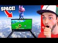 *NEW* Fortnite in outer SPACE! (CRAZY)