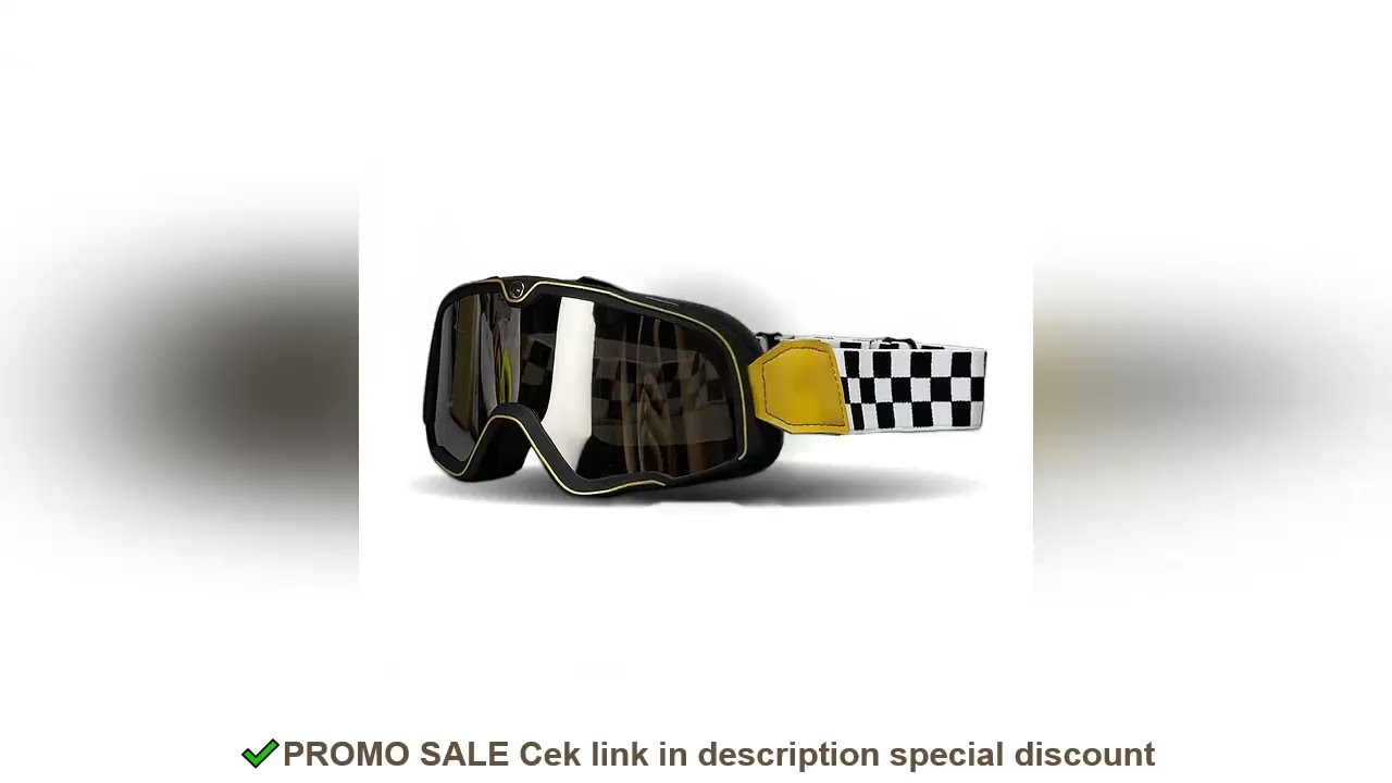 Retro Motorbike Motocross Helmet Pilot Goggles Jet Vintage Motorcycle Scooter Glasses Offroad Glasse