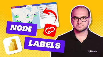 Node Labels Power BI Map Tutorial: Drill Down Map PRO | Part 6